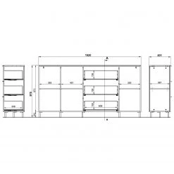 Germania Buffet California II - Cachemire -France Enfilades Soldes 2022 1000206697 200305 17322900116 SKETCH DETAILS P000000001000206697 sketch