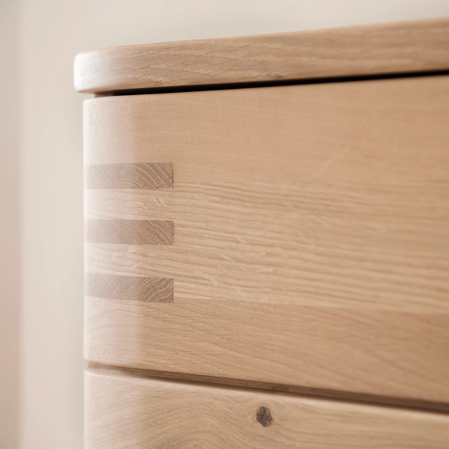 Loftscape Buffet Salvo - Partiellement en chêne massif - Planches de chêne Bianco / Gris 10 Loftscape Buffet Salvo - Partiellement en chêne massif - Planches de chêne Bianco / Gris – Image 8