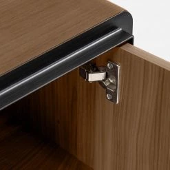 Red Living Buffet Juuka - Placage en bois véritable - Noyer / Noir -France Enfilades Soldes 2022 1000210884 200429 17362700067 DETAILS P000000001000210884