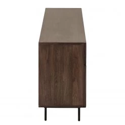 Red Living Buffet Kuuvi - Placage en bois véritable - Noyer / Noir -France Enfilades Soldes 2022 1000210885 200429 17363300074 DETAILS P000000001000210885