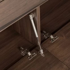 Red Living Buffet Kuuvi - Placage en bois véritable - Noyer / Noir -France Enfilades Soldes 2022 1000210885 200429 17363500076 DETAILS P000000001000210885