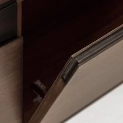 Red Living Buffet Kuuvi - Placage en bois véritable - Noyer / Noir -France Enfilades Soldes 2022 1000210885 200429 17363600077 DETAILS P000000001000210885