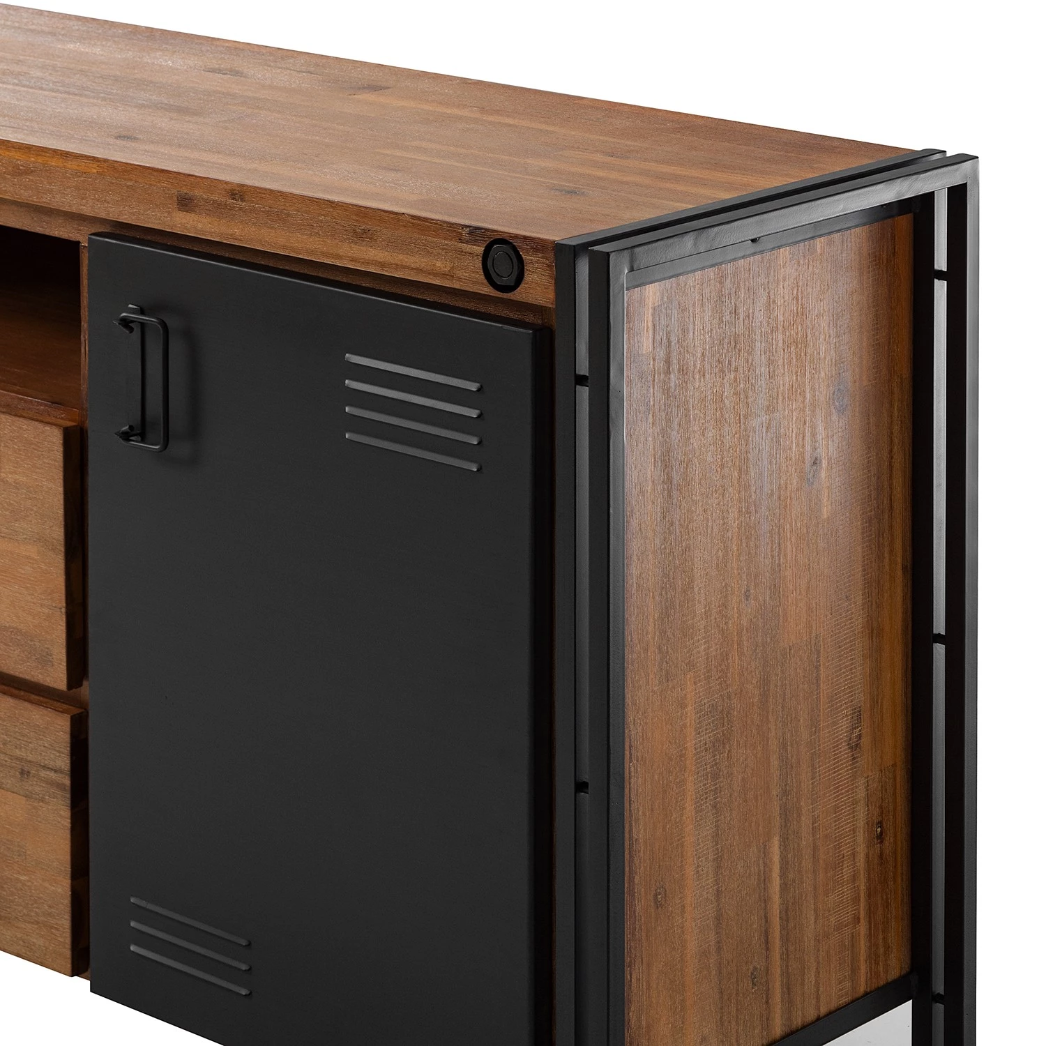 Ars manufacti Buffet Manchester V - Acacia massif / Métal - Acacia / Anthracite 12 Ars manufacti Buffet Manchester V - Acacia massif / Métal - Acacia / Anthracite – Image 10