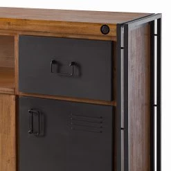 Ars manufacti Buffet Manchester VII - Acacia massif / Métal - Acacia / Anthracite -France Enfilades Soldes 2022 1000210965 201008 16425400039 DETAILS P000000001000210965