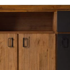 Ars manufacti Buffet Manchester VII - Acacia massif / Métal - Acacia / Anthracite -France Enfilades Soldes 2022 1000210965 201008 16430000042 DETAILS P000000001000210965