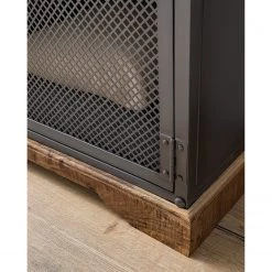 Ars manufacti Buffet Hunter II - Manguier massif / Métal - Manguier / Gris bleu -France Enfilades Soldes 2022 1000211063 210219 10173900006 DETAILS P000000001000211063