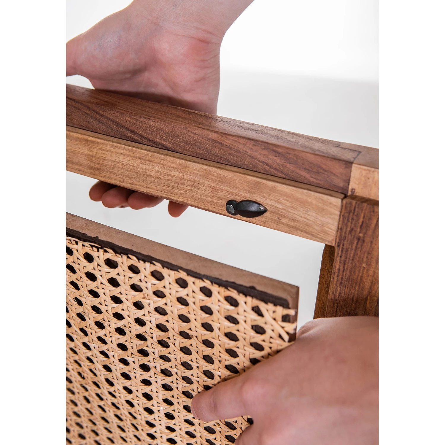 Naturoo Buffet Nyack - Manguier massif / Vannerie - Manguier / Doré 6 Naturoo Buffet Nyack - Manguier massif / Vannerie - Manguier / Doré – Image 4