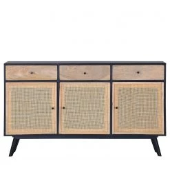 Red Living Buffet Lexham - Manguier massif / Rotin - Manguier / Manguier noir 5 Red Living Buffet Lexham - Manguier massif / Rotin - Manguier / Manguier noir -France Enfilades Soldes 2022 1000211475 200504 13495300259 DETAILS P000000001000211475