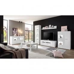 Loftscape Buffet Cely - Blanc brillant / Blanc mat -France Enfilades Soldes 2022 1000213912 200525 13163300226 MOOD DETAILS P000000001000213912 mood