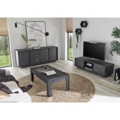 LC Spa Enfilade Carrara - Imitation marbre anthracite -France Enfilades Soldes 2022 1000216292 200630 09124400040 MOOD DETAILS P000000001000216292 mood