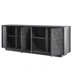 LC Spa Enfilade Carrara - Imitation marbre anthracite -France Enfilades Soldes 2022 1000216292 200630 09124400041 DETAILS P000000001000216292