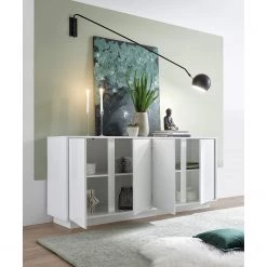 LC Spa Enfilade Ice I - Blanc brillant - Largeur : 180 cm -France Enfilades Soldes 2022 1000216295 200630 09125100054 DETAILS P000000001000216295