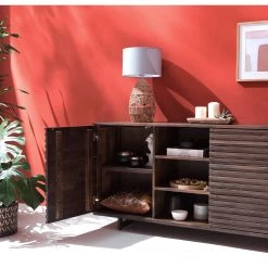 Studio Copenhagen Buffet Kirley III - Acacia massif - Acacia foncé -France Enfilades Soldes 2022 1000218057 210420 08100400005 DETAILS P000000001000218057