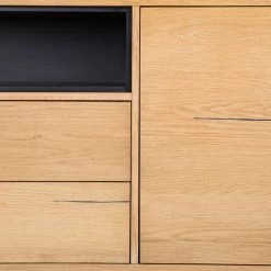 Studio Copenhagen Buffet Flox II - Placage en bois véritable / Métal -Chêne / Noir 23 Studio Copenhagen Buffet Flox II - Placage en bois véritable / Métal -Chêne / Noir -France Enfilades Soldes 2022 1000218135 210901 08134800024 DETAILS P000000001000218135