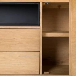 Studio Copenhagen Buffet Flox II - Placage en bois véritable / Métal -Chêne / Noir 24 Studio Copenhagen Buffet Flox II - Placage en bois véritable / Métal -Chêne / Noir -France Enfilades Soldes 2022 1000218135 210901 08134800025 DETAILS P000000001000218135