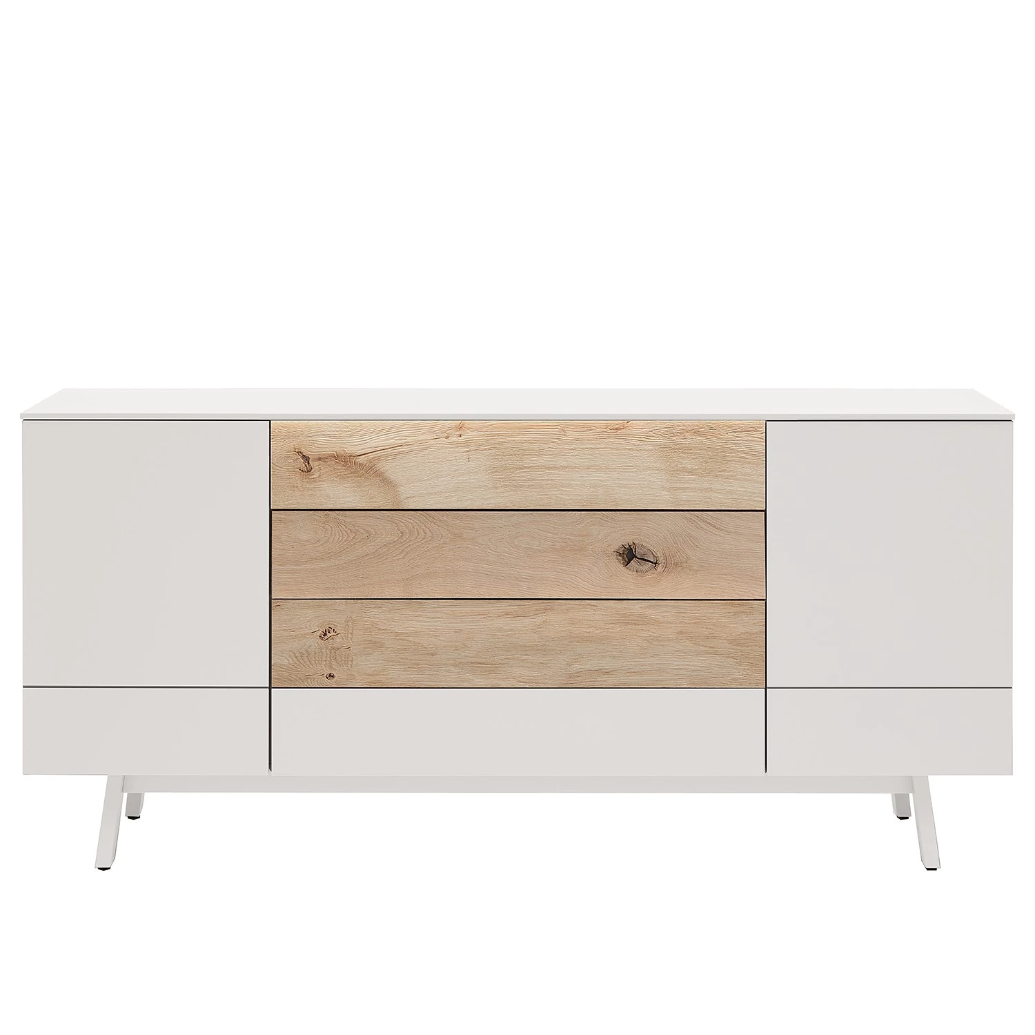GWINNER Buffet Misano - Blanc / Chêne sauvage - Sans éclairage 3 GWINNER Buffet Misano - Blanc / Chêne sauvage - Sans éclairage