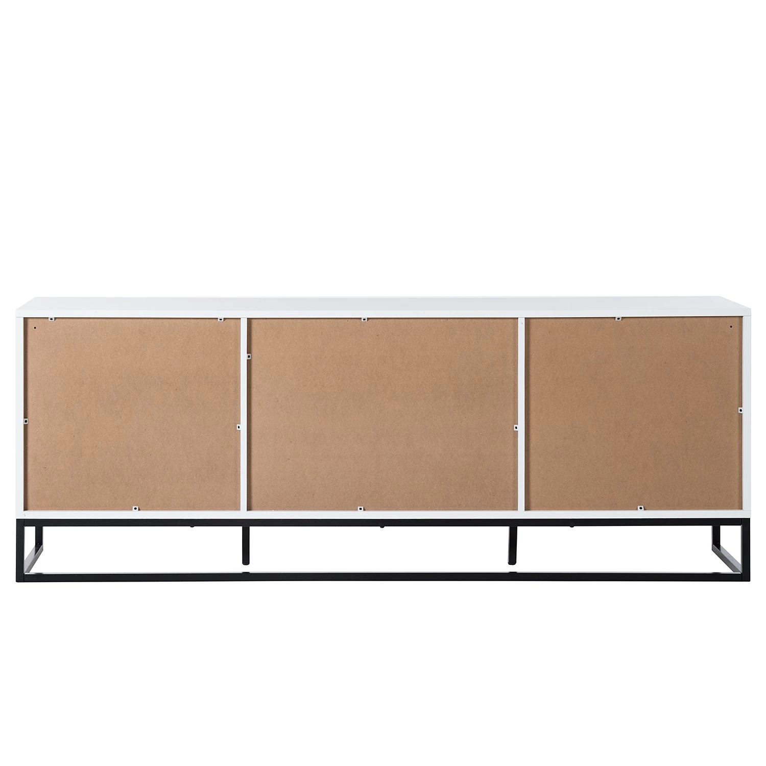 Fredriks Meuble TV White Hall I - Blanc mat / Noir 7 Fredriks Meuble TV White Hall I - Blanc mat / Noir – Image 5