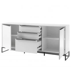 Fredriks Buffet White Hall II - Blanc mat / Noir 26 Fredriks Buffet White Hall II - Blanc mat / Noir -France Enfilades Soldes 2022 1000218367 201203 14340400005 DETAILS P000000001000218367