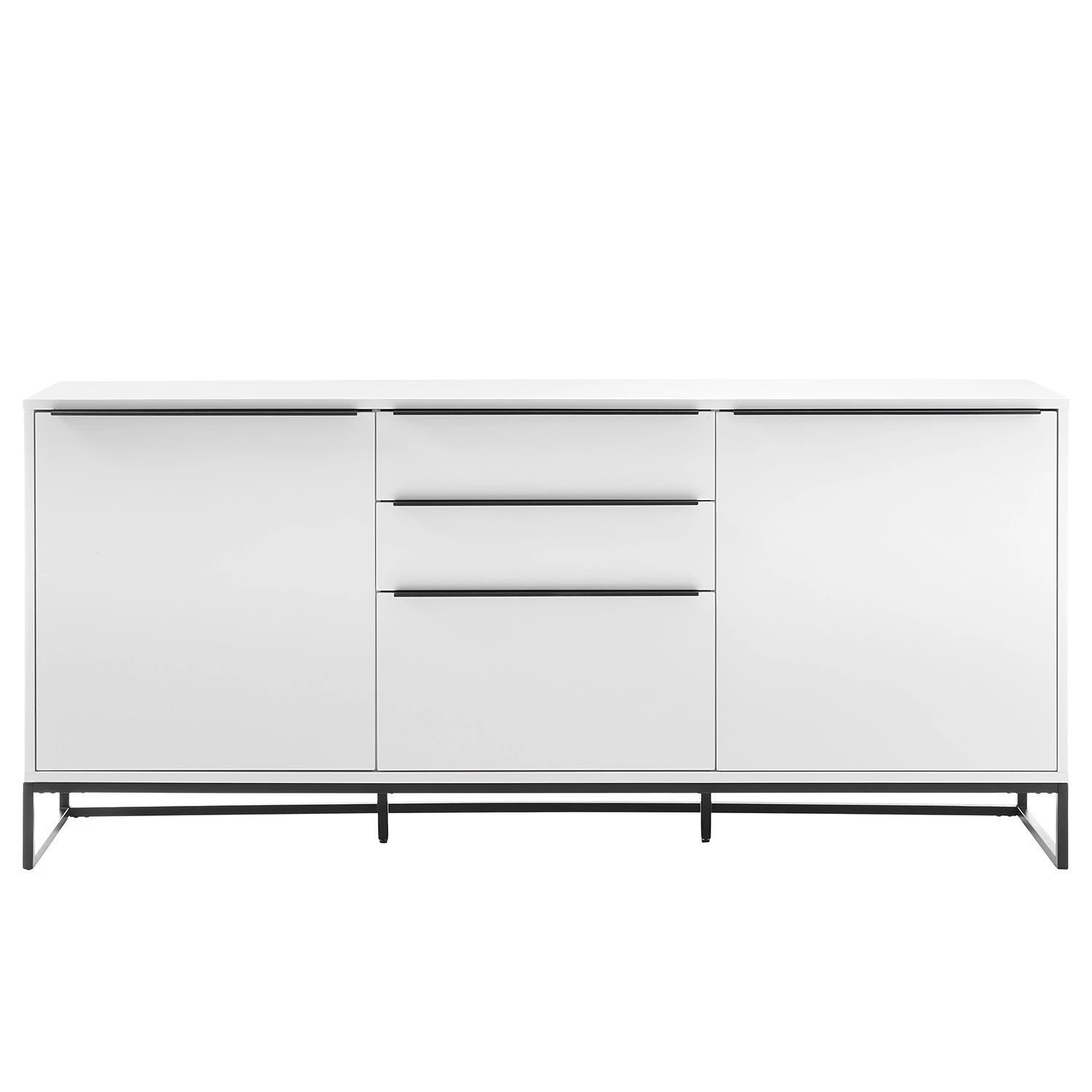 Fredriks Buffet White Hall II - Blanc mat / Noir 8 Fredriks Buffet White Hall II - Blanc mat / Noir – Image 6