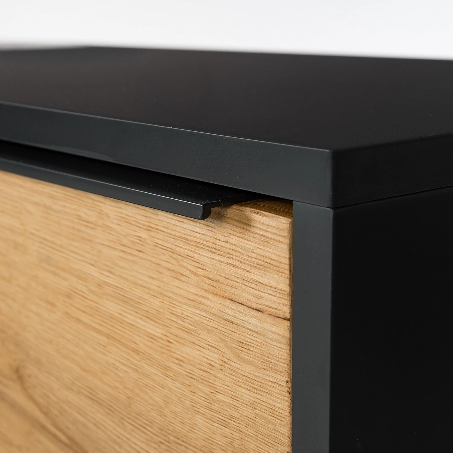 Red Living Buffet Barview I - Placage en chêne - Chêne / Anthracite 22 Red Living Buffet Barview I - Placage en chêne - Chêne / Anthracite – Image 20