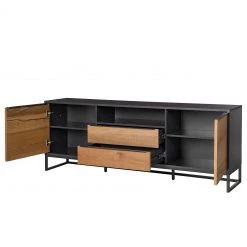 Red Living Buffet Barview II - Placage en chêne - Chêne / Anthracite 36 Red Living Buffet Barview II - Placage en chêne - Chêne / Anthracite -France Enfilades Soldes 2022 1000218373 210303 09075000003 DETAILS P000000001000218373