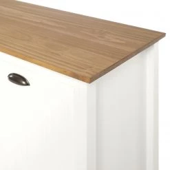 Maison Belfort Buffet Rivery III - Pin massif - Blanc -France Enfilades Soldes 2022 1000218442 220407 070 DETAILS P000000001000218442