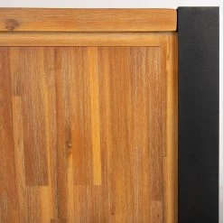 Ars manufacti Buffet Urban Industry I - Partiellement en acacia massif / Métal - Acacia / Noir -France Enfilades Soldes 2022 1000224201 210908 15541900011 DETAILS P000000001000224201