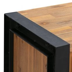 Ars manufacti Buffet Urban Industry IV - Partiellement en acacia massif / Métal - Acacia / Noir -France Enfilades Soldes 2022 1000224216 210625 12375100005 DETAILS P000000001000224216