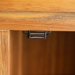 Ars manufacti Buffet Urban Industry II - Partiellement en acacia massif / Métal - Acacia / Noir -France Enfilades Soldes 2022 1000224223 210908 15542100045 DETAILS P000000001000224223