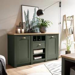 Norrwood Buffet Cardet - Vert mousse / Imitation chêne de Wotan 18 Norrwood Buffet Cardet - Vert mousse / Imitation chêne de Wotan -France Enfilades Soldes 2022 1000227576 201016 13050500120 MOOD DETAILS P000000001000227576 mood