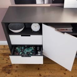 Loftscape Buffet Nevez II - Blanc / Gris -France Enfilades Soldes 2022 1000230749 201113 13073900010 DETAILS P000000001000230749