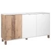 Loftscape Buffet Mayac I - Blanc / Imitation bois recyclé -France Enfilades Soldes 2022 1000231352 201208 11132400035 IMAGE P000000001000231352