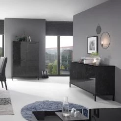 LC Spa Buffet Mango - Imitation marbre noir - Largeur : 156 cm 10 LC Spa Buffet Mango - Imitation marbre noir - Largeur : 156 cm -France Enfilades Soldes 2022 1000235361 201208 10442300008 MOOD DETAILS P000000001000235361 mood