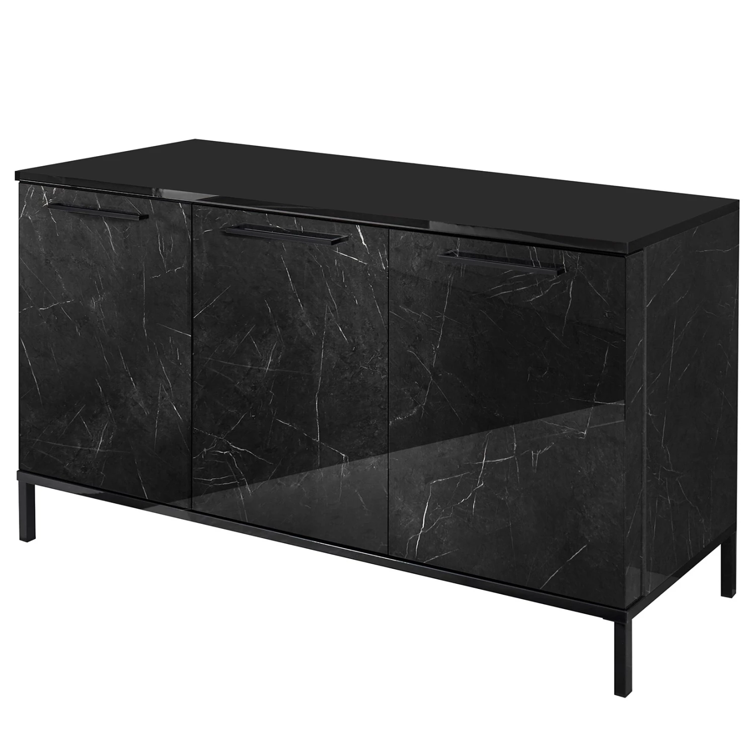 LC Spa Buffet Mango - Imitation marbre noir - Largeur : 156 cm 3 LC Spa Buffet Mango - Imitation marbre noir - Largeur : 156 cm