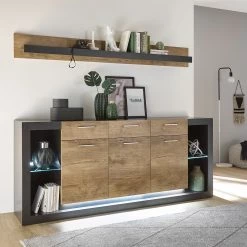 Red Living Buffet Talence I - Imitation châtaigner / Gris 11 Red Living Buffet Talence I - Imitation châtaigner / Gris -France Enfilades Soldes 2022 1000236848 201218 06040500036 MOOD DETAILS P000000001000236848 mood