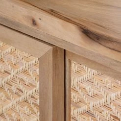 Naturoo Buffet Rumilly - Tressage en rotin / Manguier massif -France Enfilades Soldes 2022 1000239527 210908 16520400028 DETAILS P000000001000239527