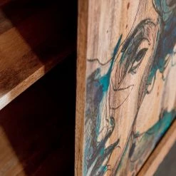 Naturoo Buffet Valbelle - Manguier massif - Manguier / Gris -France Enfilades Soldes 2022 1000240805 210113 13372000043 DETAILS P000000001000240805