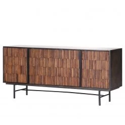 Red Living Buffet Sanvic - Sheesham / Acacia massif - Sheesham / Anthracite