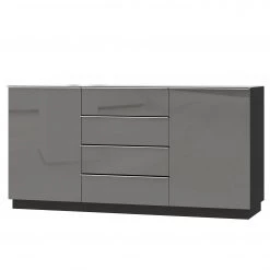 Loftscape Buffet Habas II - Verre - Gris