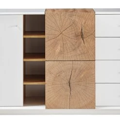 Loftscape Buffet Crecora II - Blanc / Imitation chêne 10 Loftscape Buffet Crecora II - Blanc / Imitation chêne -France Enfilades Soldes 2022 1000246791 210727 12504700010 DETAILS P000000001000246791