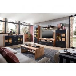 Loftscape Buffet Belloc - Avec éclairage - Noir mat / Imitation chêne 7 Loftscape Buffet Belloc - Avec éclairage - Noir mat / Imitation chêne -France Enfilades Soldes 2022 1000249570 211001 140739000021 MOOD DETAILS P000000001000249570 mood