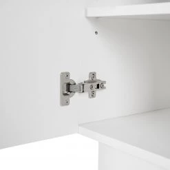 Fredriks Enfilade Namona II - Éclairage inclus - Imitation chêne / Blanc -France Enfilades Soldes 2022 1000255074 220803 060 DETAILS P000000001000255074