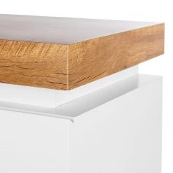 Fredriks Enfilade Namona II - Éclairage inclus - Imitation chêne / Blanc -France Enfilades Soldes 2022 1000255074 220803 070 DETAILS P000000001000255074