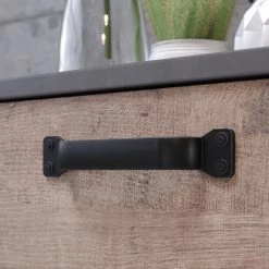 Trendteam Buffet Stripe - Imitation bois recyclé / Gris -France Enfilades Soldes 2022 1000256951 210831 16214900019 DETAILS P000000001000256951