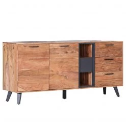 Naturoo Buffet Manabi - Acacia massif - Acacia / Anthracite