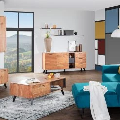 Naturoo Buffet Manabi - Acacia massif - Acacia / Anthracite -France Enfilades Soldes 2022 1000261413 210702 12225600001 MOOD DETAILS P000000001000261413 mood