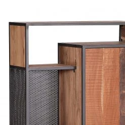 Red Living Buffet Fyfield - Acacia massif / Métal - Acacia / Gris -France Enfilades Soldes 2022 1000261447 210430 12002300117 DETAILS P000000001000261447