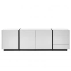 Loftscape Commode Muuga II - Blanc / Gris -France Enfilades Soldes 2022 1000261768 210422 07563200063 DETAILS P000000001000261768