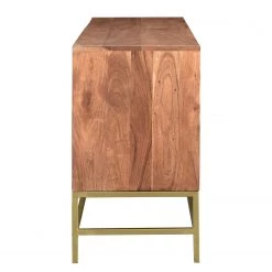 Jack & Alice Buffet Puyo - Acacia massif / Métal - Acacia / Doré -France Enfilades Soldes 2022 1000264972 220118 13141300075 DETAILS P000000001000264972