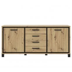 Red Living Buffet Egan I - Imitation chêne artisan / Imitation chêne noir 14 Red Living Buffet Egan I - Imitation chêne artisan / Imitation chêne noir -France Enfilades Soldes 2022 1000270237 210609 06155900193 DETAILS P000000001000270237